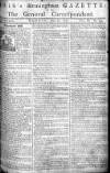 Aris's Birmingham Gazette Monday 26 April 1756 Page 1