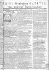 Aris's Birmingham Gazette Monday 12 July 1756 Page 1