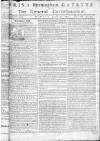 Aris's Birmingham Gazette Monday 31 January 1757 Page 1