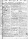 Aris's Birmingham Gazette Monday 07 March 1757 Page 1