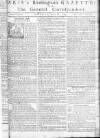 Aris's Birmingham Gazette Monday 28 March 1757 Page 1