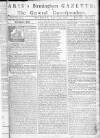 Aris's Birmingham Gazette Monday 25 April 1757 Page 1