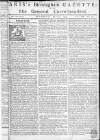 Aris's Birmingham Gazette Monday 30 May 1757 Page 1