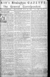 Aris's Birmingham Gazette Monday 18 July 1757 Page 1