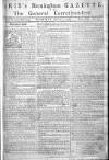 Aris's Birmingham Gazette Monday 02 January 1758 Page 1
