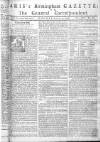 Aris's Birmingham Gazette Monday 20 February 1758 Page 1