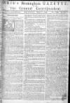 Aris's Birmingham Gazette Monday 06 March 1758 Page 1