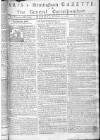 Aris's Birmingham Gazette Monday 04 September 1758 Page 1