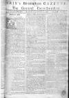 Aris's Birmingham Gazette Monday 02 October 1758 Page 1