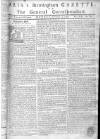 Aris's Birmingham Gazette Monday 09 October 1758 Page 1