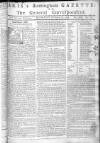 Aris's Birmingham Gazette Monday 23 October 1758 Page 1