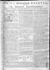 Aris's Birmingham Gazette Monday 13 November 1758 Page 1