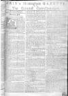 Aris's Birmingham Gazette Monday 27 November 1758 Page 1