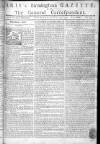 Aris's Birmingham Gazette Monday 29 January 1759 Page 1