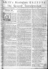 Aris's Birmingham Gazette Monday 12 February 1759 Page 1