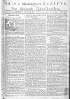 Aris's Birmingham Gazette Monday 19 March 1759 Page 1