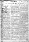 Aris's Birmingham Gazette Monday 30 April 1759 Page 1