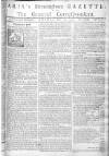 Aris's Birmingham Gazette Monday 28 May 1759 Page 1