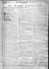 Aris's Birmingham Gazette Monday 13 August 1759 Page 1