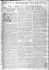 Aris's Birmingham Gazette Monday 01 October 1759 Page 1