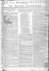 Aris's Birmingham Gazette Monday 19 November 1759 Page 1