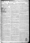 Aris's Birmingham Gazette Monday 21 January 1760 Page 1