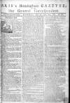 Aris's Birmingham Gazette Monday 28 April 1760 Page 1