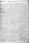 Aris's Birmingham Gazette Monday 21 July 1760 Page 1