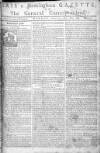 Aris's Birmingham Gazette Monday 04 August 1760 Page 1