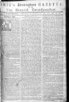 Aris's Birmingham Gazette Monday 15 September 1760 Page 1