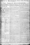 Aris's Birmingham Gazette Monday 27 October 1760 Page 1