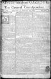 Aris's Birmingham Gazette Monday 16 February 1761 Page 1