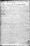Aris's Birmingham Gazette Monday 16 March 1761 Page 1