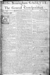 Aris's Birmingham Gazette Monday 01 June 1761 Page 1