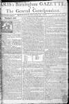 Aris's Birmingham Gazette Monday 21 December 1761 Page 1