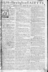 Aris's Birmingham Gazette Monday 18 April 1763 Page 1