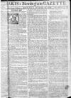 Aris's Birmingham Gazette Monday 26 September 1763 Page 1