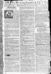 Aris's Birmingham Gazette Monday 16 January 1764 Page 1