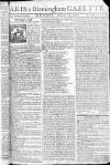 Aris's Birmingham Gazette Monday 19 March 1764 Page 1