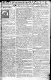 Aris's Birmingham Gazette Monday 05 November 1764 Page 1