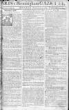 Aris's Birmingham Gazette Monday 04 February 1765 Page 1
