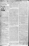 Aris's Birmingham Gazette Monday 11 February 1765 Page 1