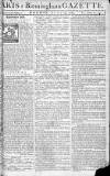 Aris's Birmingham Gazette Monday 24 June 1765 Page 1