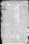 Aris's Birmingham Gazette Monday 13 January 1766 Page 1
