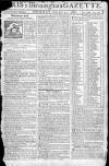 Aris's Birmingham Gazette Monday 27 January 1766 Page 1