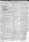Aris's Birmingham Gazette Monday 17 February 1766 Page 1