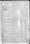 Aris's Birmingham Gazette Monday 24 February 1766 Page 1