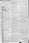 Aris's Birmingham Gazette Monday 24 March 1766 Page 1