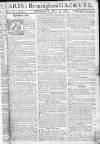 Aris's Birmingham Gazette Monday 05 May 1766 Page 1