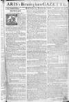 Aris's Birmingham Gazette Monday 25 August 1766 Page 1